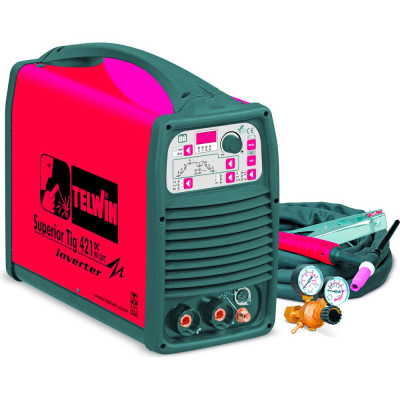 Сварочный аппарат TELWIN SUPERIOR TIG 421 DC-HF/LIFT 400V + TIG ACC 816132