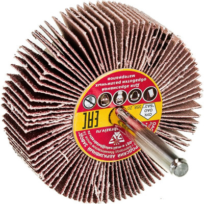 Круг лепестковый с оправкой KK19XW (60х20х6 мм; 16H; Р80) БАЗ 960000022990