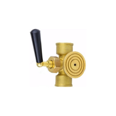 Кран для манометра Aquasfera латунь, G1 2 -М20х1,5 Ру16 м/м рук фл 1064-01 012-0098