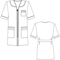 Халат СОЮЗСПЕЦОДЕЖДА Сервис т-голубой, р.42/рост 158-164 2000000038322