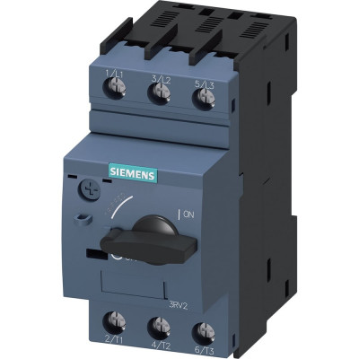 Автоматический выключатель для защиты электродвигателя Siemens 52A, 3RV20111EA10