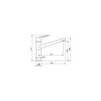 Смеситель для кухни RavSlezak VICTORIA VI204.5