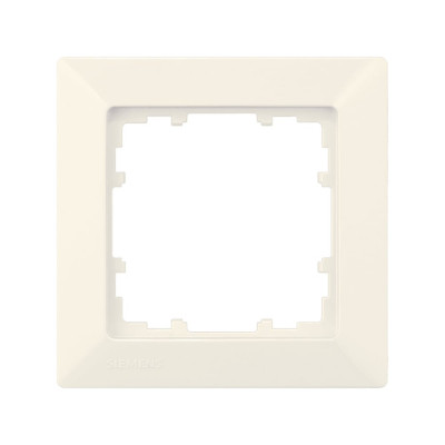 Одноместная рамка Siemens DELTA LINE слоновая кость 5TG25810 5TG2581-0