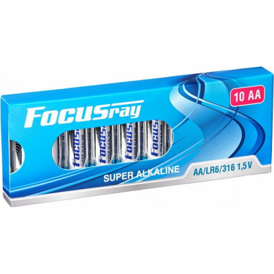 Батарейка Focusray Super ALKALINE LR6 / BL10 10шт 621008