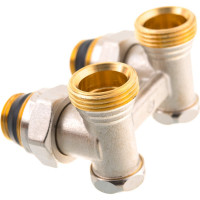 Комплект радиаторного терморегулятора Danfoss RAE-K RLV-KS угловой с переходниками G3/4A x G1/2A 013G5090