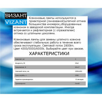 Ксеноновые лампы Vizant HB4, 9006, 6000 K, 2 шт. 6hb4