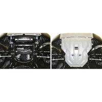 Защита картера Rival для BMW X3 2010-2014 2014-2017/X4, с крепежом, 333.0506.2