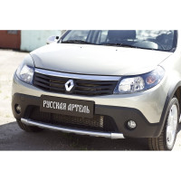 Накладки-реснички на передние фары Русская Артель для Renault Sandero 2009-2013 г.в. RERS-012700