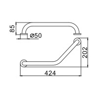 Угловой поручень Frap F1717 F301 514790
