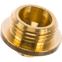 Заглушка Viega Н, 1/2", латунь, с квадратом, с цилиндрической резьбой 100797