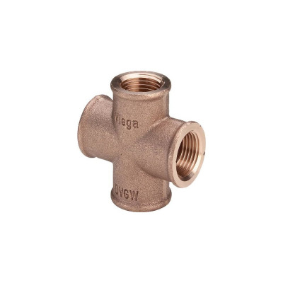 Крестовина Viega 1/2" ВР, бронза 320614