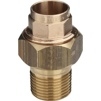 Разъемное соединение Viega бронза-латунь с переходом на резьбу DN 22х3/4" НР 112967