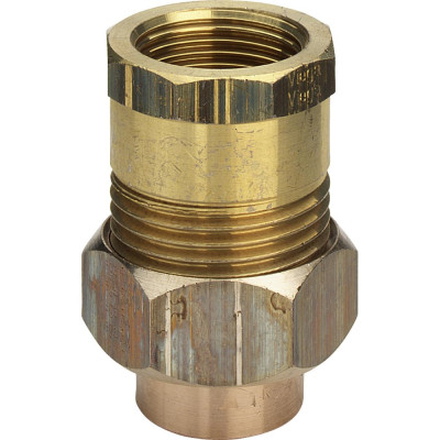 Разъемное соединение Viega бронза-латунь с переходом на резьбу DN 35х1 1/4" ВН 107918