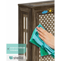 Экран на батарею отопления STELLA МДФ 90x60 см., Глория дуб винтаж ЦБ-00002229