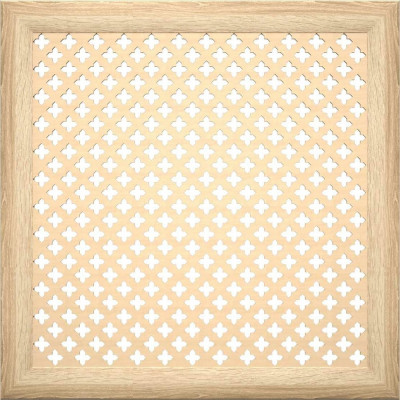 Экран на батарею отопления STELLA МДФ 60x60 см., Готико дуб сонома ЦБ-00002238