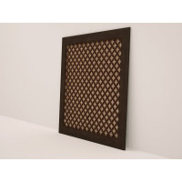 Экран на батарею отопления STELLA МДФ 60x60 см., Готико венге ЦБ-00002237