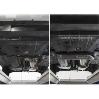 Защита топливных трубок Nissan Terrano 2014-2016 2016-, st 2mm АвтоБроня 111.04716.1