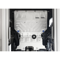 Защита картера и КПП Rival для Volkswagen Teramont V - 2.0; 3.6 2017-н.в., алюминий 333.5861.2