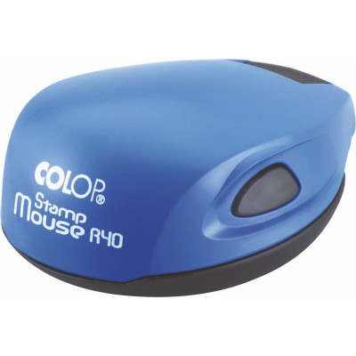 Компактная оснастка для печати Colop Stamp диаметр 40 мм Mouse R40 син