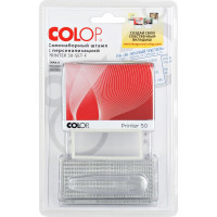 Самонаборный штамп Colop Printer 8 строк без рамки, 6 строк с рамкой, 2 кассы 50-SET F перс