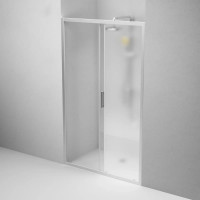 Душевая дверь AM.P Gem Solo 120x195, стекло матовое, профиль матовый хром W90G-120-1-195MM