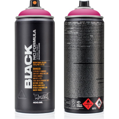 Краска MONTANA BLACK панк розовый, 0.4 л 3145 BLK