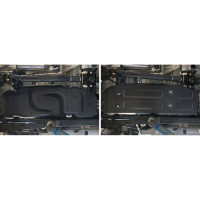 Защита топливного бака для Toyota Hilux 4WD 2015-н.в., st 2mm АвтоБроня 111.09505.1