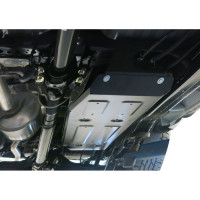 Защита топливного бака для Toyota Hilux 4WD 2015-н.в., st 2mm АвтоБроня 111.09505.1