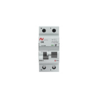 Дифференциальный автомат EKF AVERES DVA-6, 1P+N, 10А, 300мА, 6кА rcbo6-1pn-10C-300-a-av