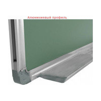 Магнитно-меловая доска BoardSYS 2 элементная створка слева 100x225 в алюминиевом профиле 30ДЭ-225Мл