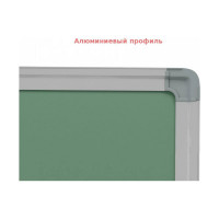 Магнитно-меловая доска BoardSYS 2 элементная створка слева 100x225 в алюминиевом профиле 30ДЭ-225Мл