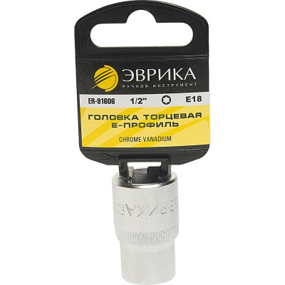 Головка торцевая Эврика Е18 1/2 TORX L=40мм с держателем ER-91606H 967923