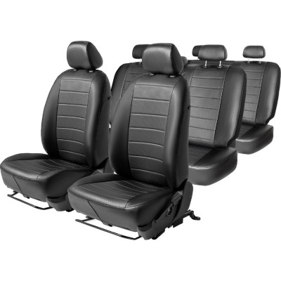 Авточехлы Rival Строчка 2 ряд - 40/60, 3 ряд - 50/50, для Лада Ларгус SW/Ларгус Кросс SW 21- г.в., 7 мест SC.6019.1