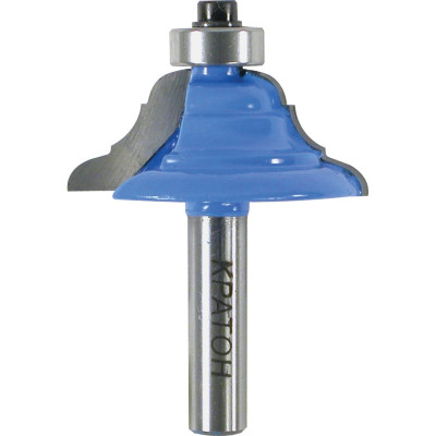 Фреза кромочная калевочная с подшипником (40.8 мм; R4.8/4 мм; хвостовик 8 мм) Кратон 1 09 03 091