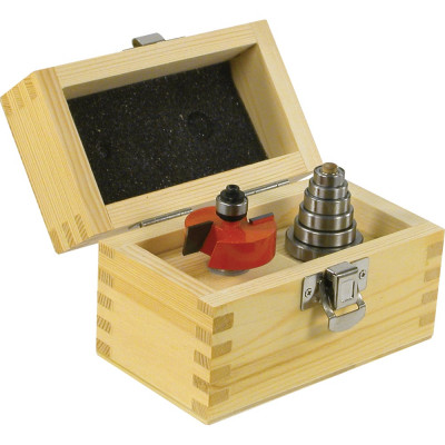 Фреза кромочная фальцевальная наборная с подшипником (38.1х64х13 мм; хвостовик 12 мм) Кратон 1 09 06 010