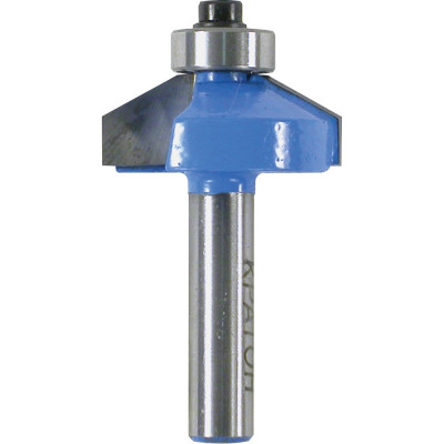 Фреза конусная кромочная с подшипником (25 градусов; 30.2х55х10 мм; хвостовик 8 мм) Кратон 1 09 03 034