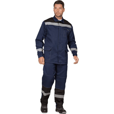 Костюм ГК Спецобъединение ПРОФЕССИОНАЛ темно-синий/черный, р.128-132, рост 170-176 Кос 034/128/170