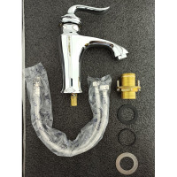 Смеситель для раковины OUTE хром, монтаж на одно отверстие на гайке T3901