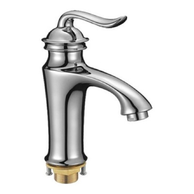 Смеситель для раковины OUTE хром, монтаж на одно отверстие на гайке T3901