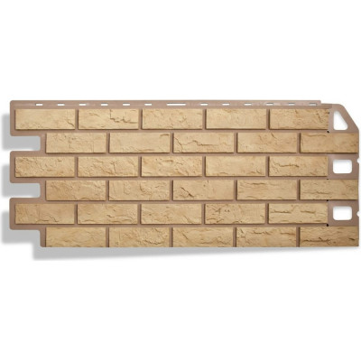 Фасадная панель Альта Профиль Кирпич (желтый) 7278