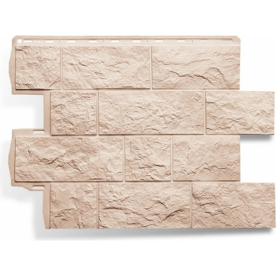 Фасадная панель Альта Профиль коллекции Туф ЭКО (кремовый) 8370