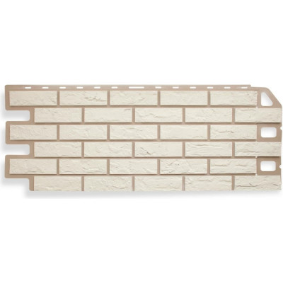 Фасадная панель Альта Профиль Кирпич (белый) 4668