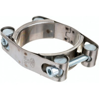 Силовой двухболтовый шарнирный хомут MGF 60-70/22 W2 1-22-22-2-60-70