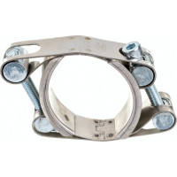 Силовой двухболтовый шарнирный хомут MGF 60-70/22 W2 1-22-22-2-60-70