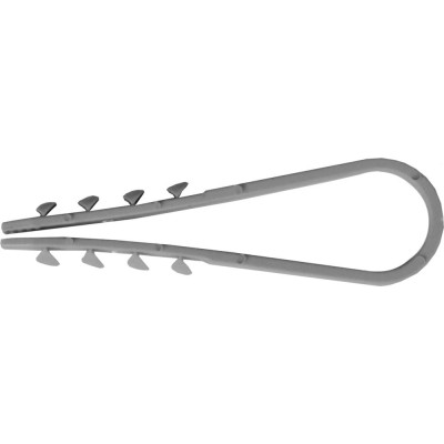 Дюбель-хомут Росдюбель круглый, серый, 11-18 100 шт. 15-0434