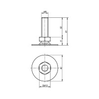 Опора KIPP K0678.04008x050