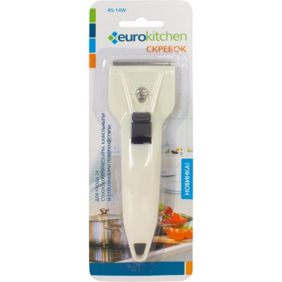 Скребок для чистки стеклокерамики Eurokitchen белый RS-14W