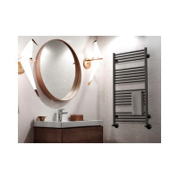 Водяной полотенцесушитель ROYAL THERMO Stato black П17 500x1200 НС-1433977