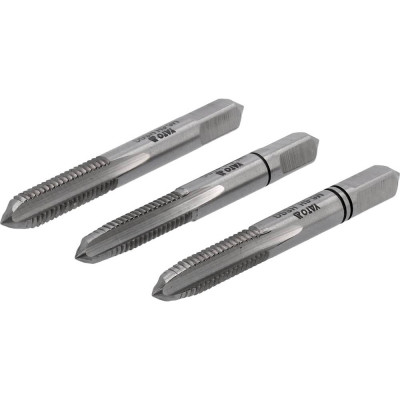 Набор метчиков YATO М6x1,0 HSS М2 3 штуки YT-2933 36392933 092 1