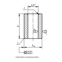 Втулка кондукторная KIPP K1021.A0250X09